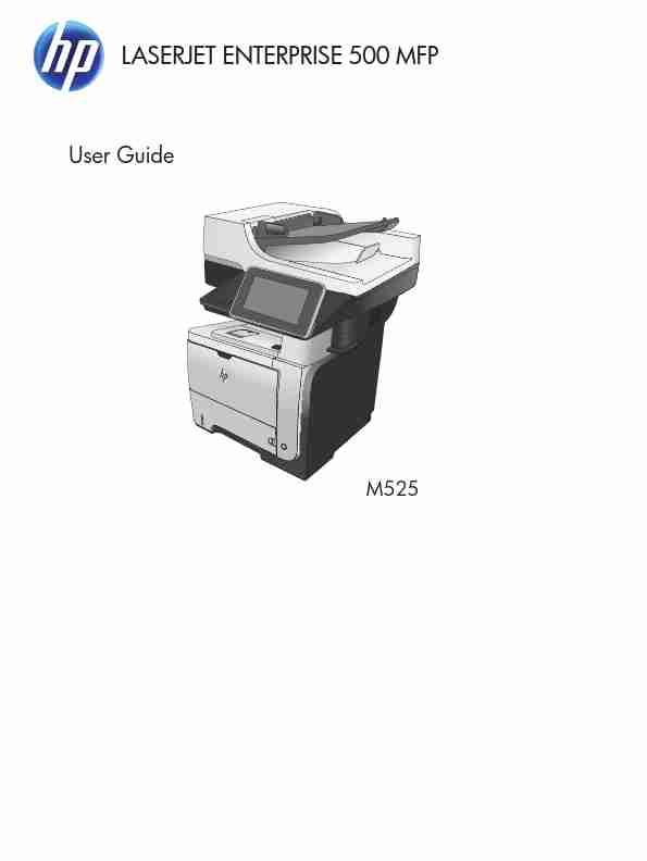 HP LASERJET ENTERPRISE 500 M525-page_pdf